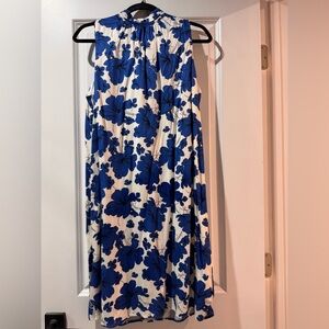 New with Tag Ann Taylor Vibrant Blue Floral Dress